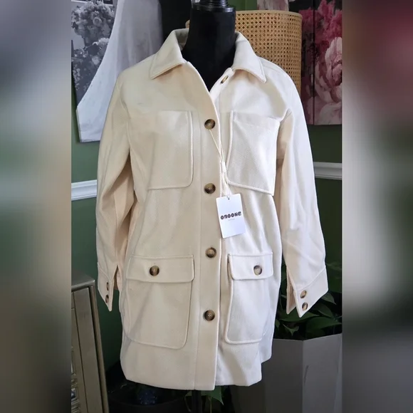 Omoone 2025 Winter Elegant Womens Pea Coat #1113 - Picture 2 of 12